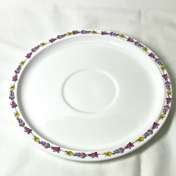 Iris Soup bowl with saucer.Like new. - Picture 9 of 12